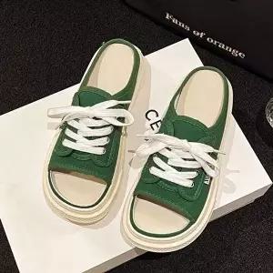 여성 비즈니스 캐주얼 스니커즈 운동화 럭셔리 뮬-WFIKO3B