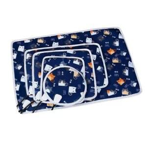 따뜻한 고양이 전기 온수매트 블랙 히터 조절 3단 매트리스 장판 패드 온도 40X60CM