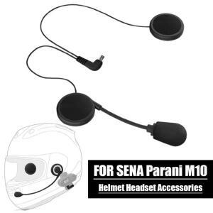오토바이 헬멧 인터콤 부품 SENA 파라니 M10 헤드셋 액세서리 이어폰 스피커 하드/소프트 마이크