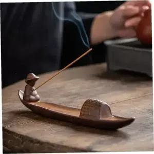 향 스틱 홀더 트레이 인센스 받침대 장식 뱃사공 디자인 WFJHIC9
