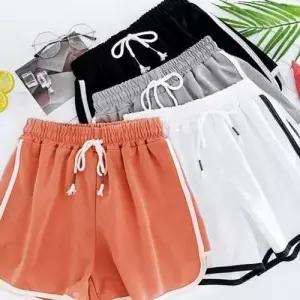 랍빠 배색 팬츠 돌핀 휴양지 반바지 트레이닝 숏팬츠 WD44D19