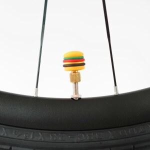 자전거 밸브 캡 튜브 뚜껑 마개 열렬히 Hanbuger 밸류 타이어 에어 방진 고무 자동차 부품 MTB 픽시