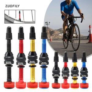 자전거 밸브 캡 튜브 뚜껑 마개 튜브리스 타이어 F/V 프레스타 MTB 도로 림 CNC 합금 황동 코어 도구 산악 자전거용 40mm 60mm