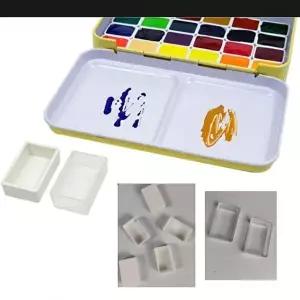 고품질 물감 팬 팔레트 케이스 25개 미술 그림 팬 팔레트 25개 WFIMIQ1