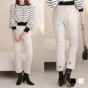 194 더하기 앵클라벨일자패딩바지 스타일 WD46815