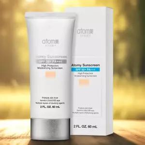 애터미 자외선 차단 수분 톤업 선크림 베이지 60ml (SPF50+)