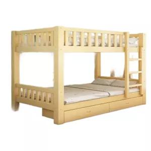 성인용 2층침대 기숙사 이층 베드 나무 원목 튼튼한 철재 사다리 게스트하우스 분리형 철제