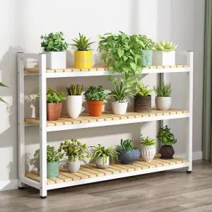 실내 인테리어 진열대 다육이 3단 베란다 정리대 화분 선반