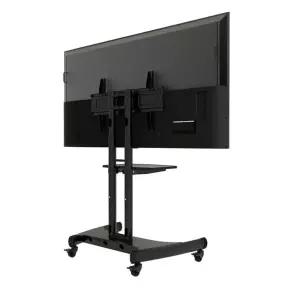 이동식 tv 브라켓 거치대 우드 대형 회의실 삼성 이동형 티비