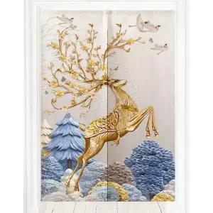 출입문 가리개 현관문 인테리어 입구 식당 주방 가림막 커텐 커튼 창문