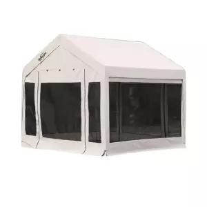 메쉬 타프 쉘터 스크린 모기장 텐트 그린 베이지