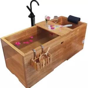 대형 펜션 목욕통 욕조 편백나무 풀빌라 히노끼탕