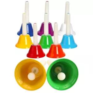 유아반 학예발표 고른음정 8음계 무지개핸드벨 유치원장난감 수업용 터치벨 이모선물