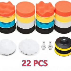 자동차 광택 스펀지 패드 키트 폼 버퍼 왁스 오토바이 긁힘 제거