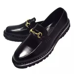 클래식 수제화 고급 통굽 신발 남성 구두 방한-WFIN0ZO