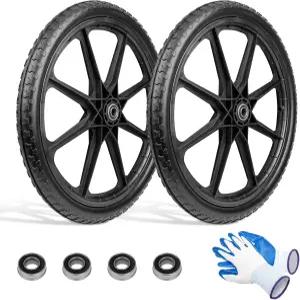 러버메이드용 버드래시 20인치 휠바로우 휠 휠바로우용 플랫 프리 카트 타이어 가든 트레일러 야드 지붕