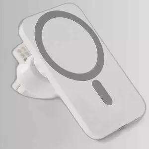 고속무선충전기 화이트 차량용 맥세이프 송풍구