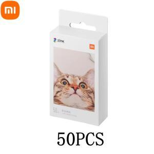 기존 Xiaomi ZINK 용지 50 매 교정 카드가있는 3 인치 포토 프린터 AR 포켓 50pcs