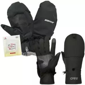 핫팩_벙어리장갑 겨울 방한 벙어리 장갑 등산 패딩 보온 방풍 핫팩 기모 레져용품