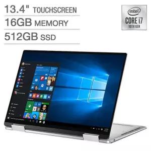Dell NEW XPS 13 2-in-1 터치스크린 4K UHD 태블릿 LAPTOP 랩탑 노트북 XPS7390-7909SLV-PUS i7 가벼운 사