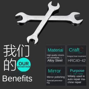 오픈 엔드 렌치 도구 6 7 8 9 10 11 12 13 14 17 18 19 22 24 27 30 32 mm 콤비네이션 헥스 스패너 너트용