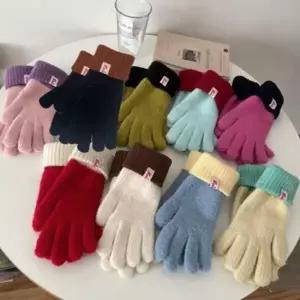 /다잇템 여자 스마트 포근한 클래식 장갑