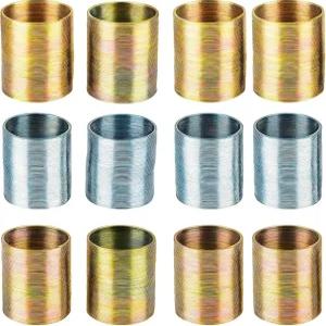 아트크리에이티비티 1인치 미니 슬링키 코일 스프링12팩 실버 및 골드 메탈 스프링 세트 들을 위한 즐거운