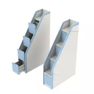 학생 이층침대 계단 벙커 서랍 베드 고무나무 사다리 수납형 2층 원목