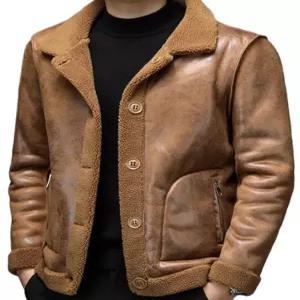양면 아우터 재킷 양털 무스탕 겨울코트 남성용 레더점퍼
