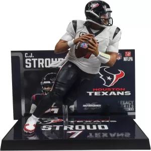 CJ 스트라우드휴스턴 텍사스 NFL 7인치 피규어 맥팔레인의 스포츠픽스 추격전