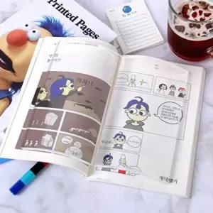 고품질 책모양 문진 투명 아크릴 한글 영어 책문진 독서문진 필사누름틀 책모양문진 아크릴문진 WFIPF5T