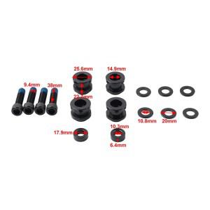 1세트 오토바이 시시 바 도킹 하드웨어 키트 52300646 Harley Softail Low Rider Fat Bob Deluxe 2018-202