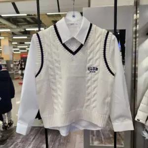 HC09 사은품증 니트조끼세트셔츠 봄가을 남방세트 SJA101FCSH07