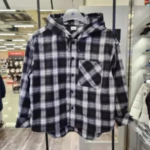 HC09 사은품증 후드체크셔켓남방 봄가을 후드셔츠 SJA101UCSH07