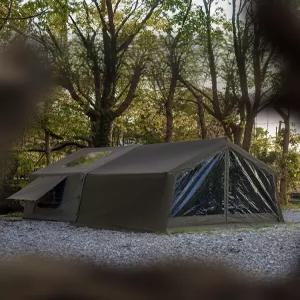 대형 에어텐트 면텐트 에어빔 장박용 공기주입 글램핑