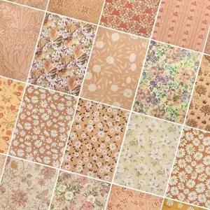 고품질 다이어리꾸미기 다꾸 페이퍼 100매 썬셋플라워 다이어리데코 다이어리꾸미기 다이어리데코 WFIPGTD