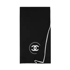 스카프제니 머플러캐시미어 실크 블랙