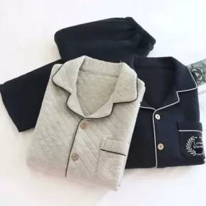 최대할인 남자세트수면잠옷잠옷누빔무지