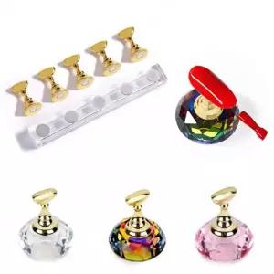 네일아트 마그네틱 스탠드 팁 3종 세트 네일팁 전시 네일작업용품