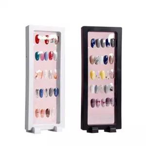 네일아트 전시 디스플레이 액자 직사각 랙 작품진열대 전시용품