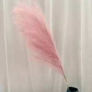 인조 팜파스 갈대 5p 대형 조화 인테리어 웨딩 카페 거실 장식소품