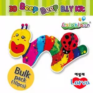 컬러룬 삑삑이 애벌레 (10인)