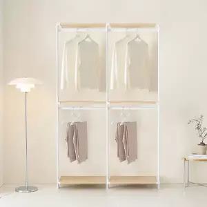 동서가구 커넥션 드레스룸 시스템 행거 A.1200 세트 (행거+행거) DF927356