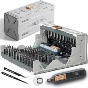 Znikoyidy 180 in 1 수동 정밀 드라이버 세트 전문가용 컴퓨터 키트 홈 드릴 비트가 포함된 마그네틱 수리