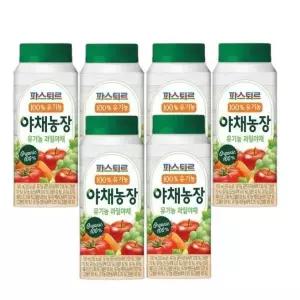 [롯데백화점]파스퇴르 파스퇴르유기농야채농장190ML24입