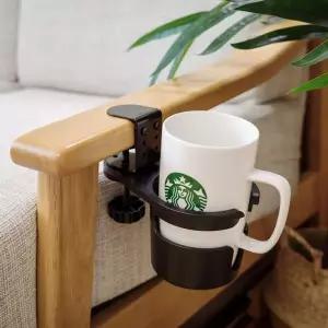 책상 015VEX52 테이블 텀블러 컵홀더 (사무실 캔 맥주 홀더 스탠리 호환 집게 받침 거치대 받침