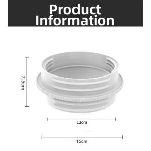 덕트 리듀서 배기 호스 커넥터 계절별 조정 이동식 에어컨 어댑터 Hvac 시스템 설치가 용이한 디자인