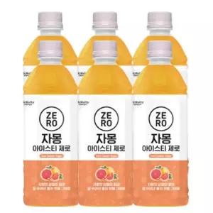 맥널티 제로 아이스티 자몽 500mlx6입