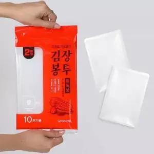 투명김장봉투 946DAY43 중 24매 김장비닐봉투 김치포장지 김장