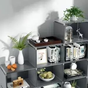 책장 조립식 사무실 다용도 책꽂이 수납장 틈새 인테 WD85DFD